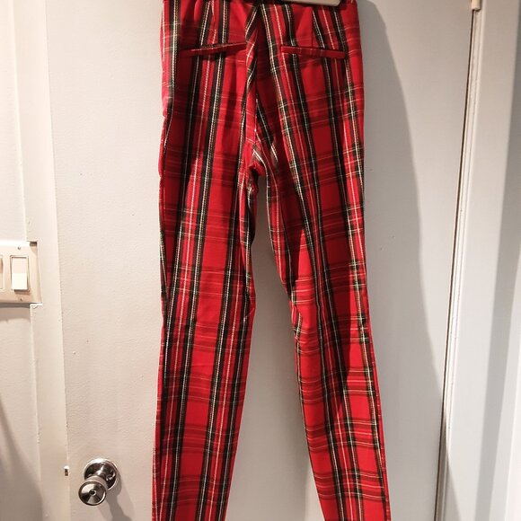 Pants, H&M, size 4, tartan trousers - Picture 2 of 3